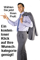 Zur kostenlosen Auswahl des optimalen Freiberuflers klicken hier Sie einfach auf die gewünschte Kategorie!