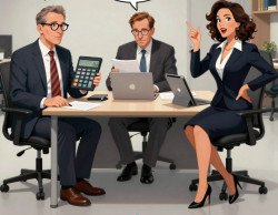 Freelance-Market-Witz des Monats: Wie Berater Arbeit und Privatleben vereinen